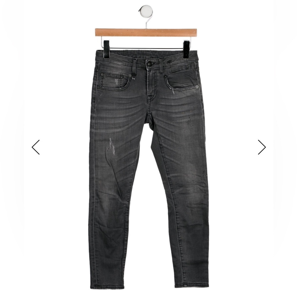 R13 dark grey jeans size 24